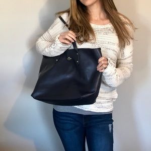 COACH Navy Blue Tote Bag